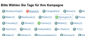 Tag-Auswahl