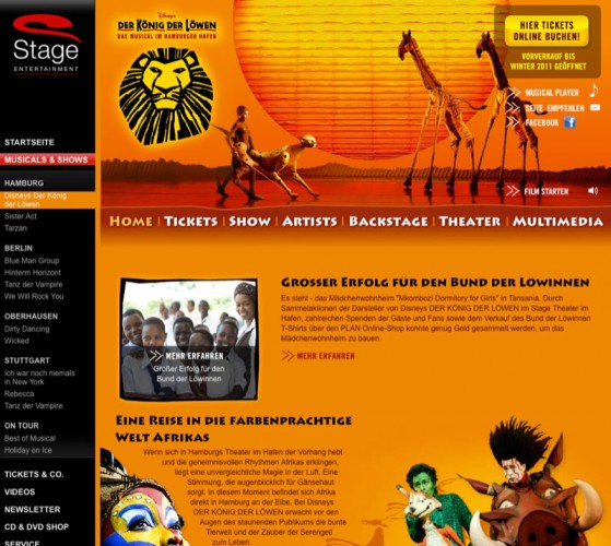 Der König der Löwen Musical 360°Friends